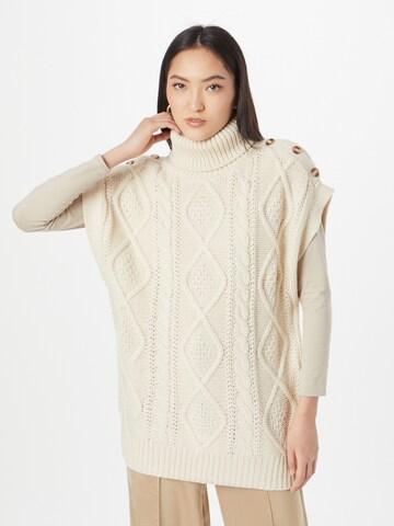 ICHI Sweater 'ADISON' in Beige: front