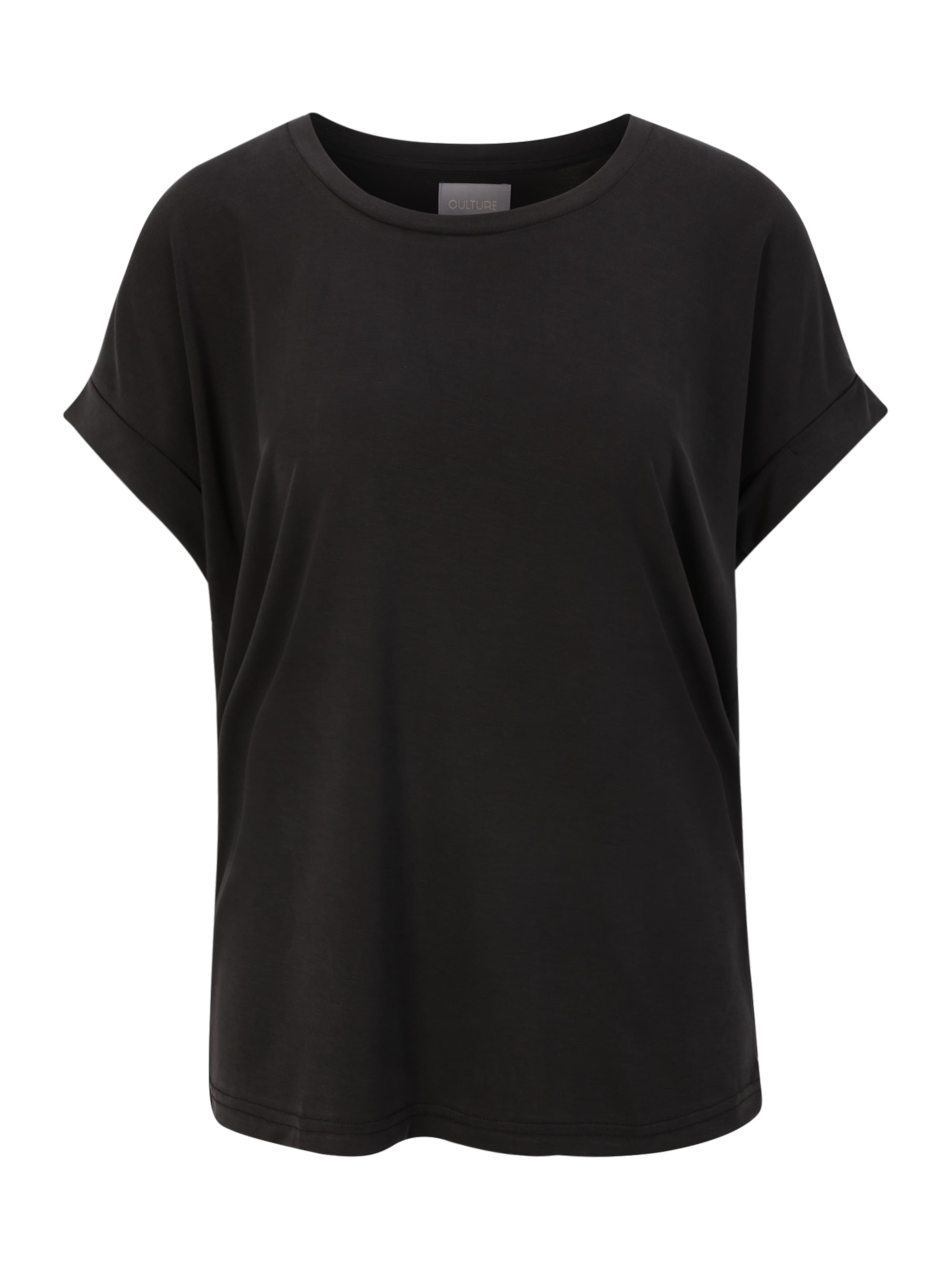 CULTURE - Camiseta 'Kajsa' en negro: frente
