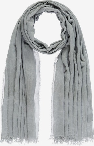 Passigatti Wrap 'Schal m. Silber-Lurexeffekten' in Grey: front