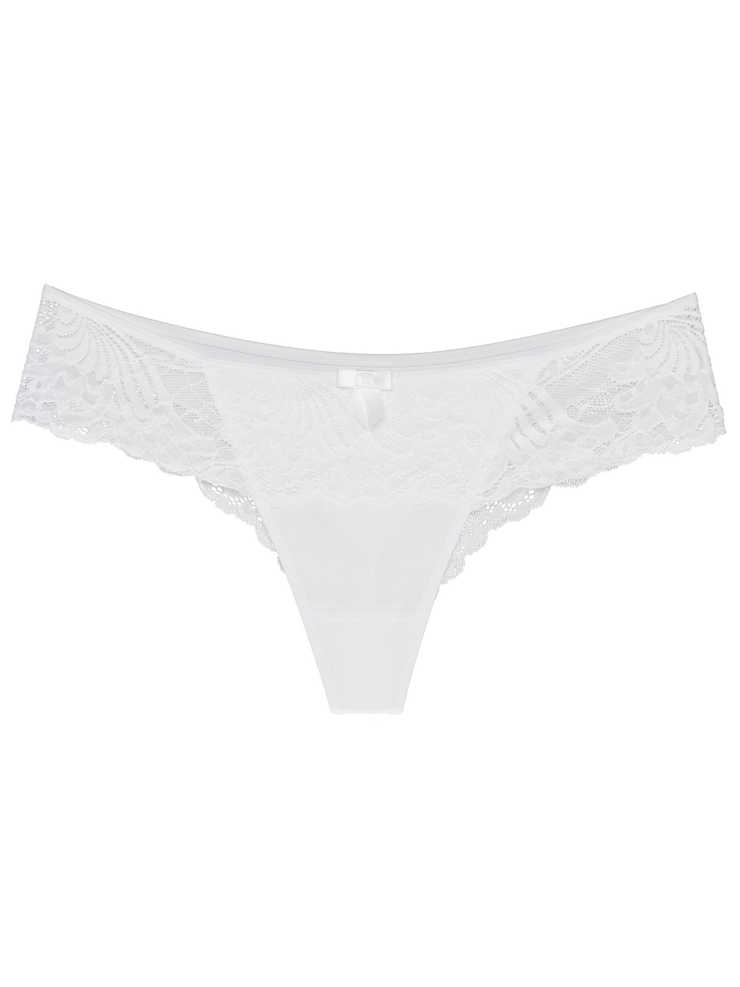 Wolbar Thong 'Karioka' in White: front