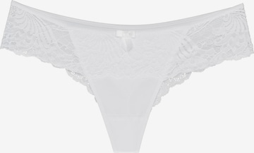 Wolbar String 'Karioka' in Wit: voorkant