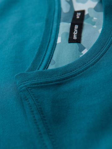 Ombre Shirt in Blauw