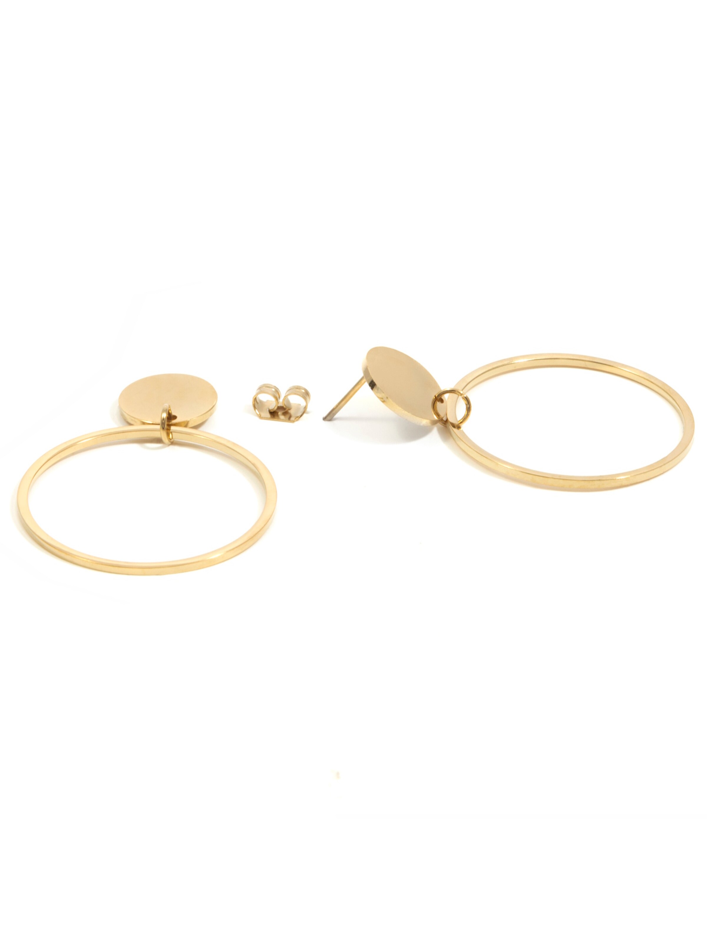 Hey Happiness Ohrringe 'Kreis'‌‌‌‌‌‌‌ in Gold