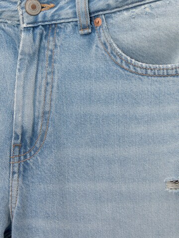Pull&Bear Wide leg Jeans i blå