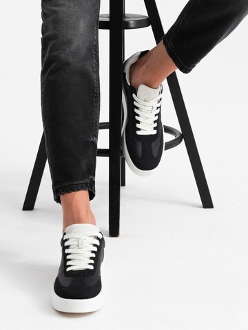 Baskets basses 'Fosl-0170' Ombre en noir