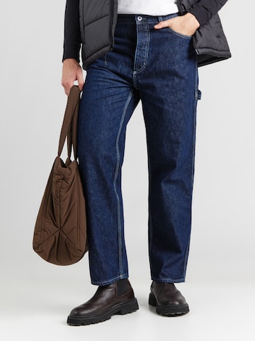 HUGO Normální Džíny 'Carpenter' – modrá: přední strana