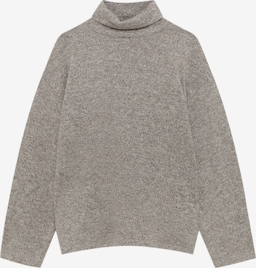 Pull-over Pull&Bear en gris : devant