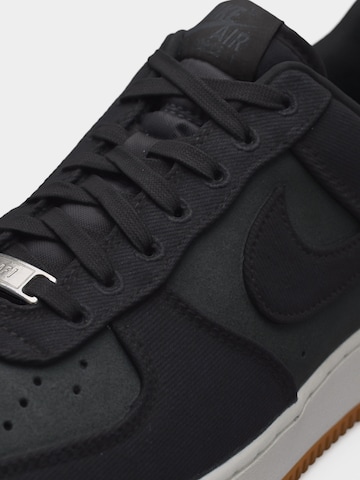 Nike Sportswear Ниски маратонки 'Air Force 1 '07 LV8' в черно