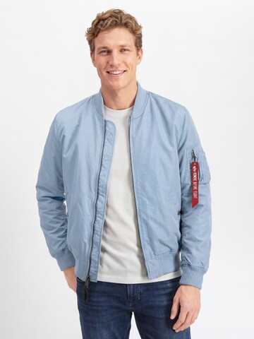 ALPHA INDUSTRIES Jacke in Blau: Vorderseite