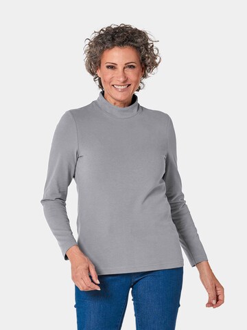 Goldner Shirt in Grau: Vorderseite