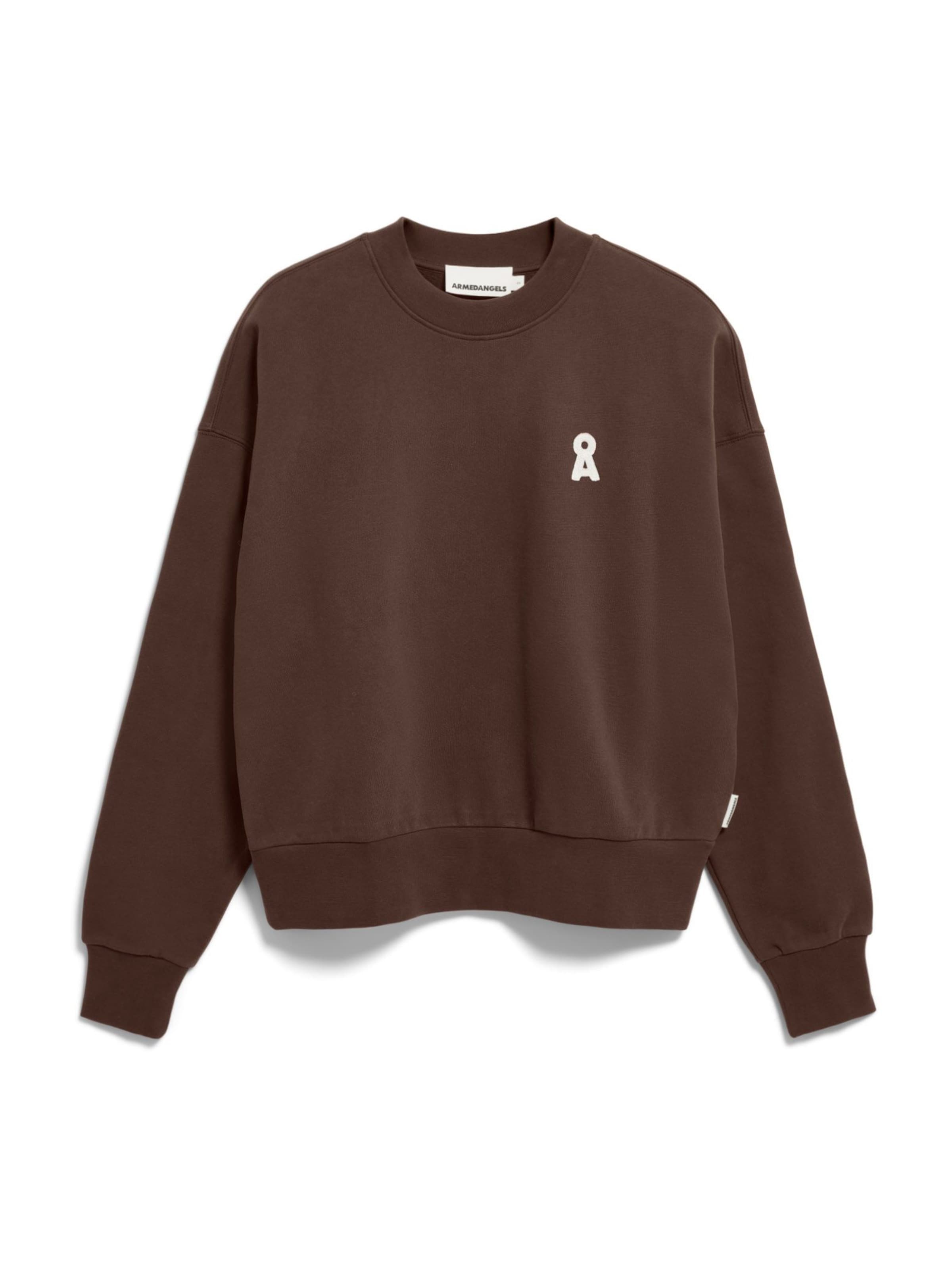 ARMEDANGELS Sweatshirt 'ICONIC Å ALIZAA' in Brown: front