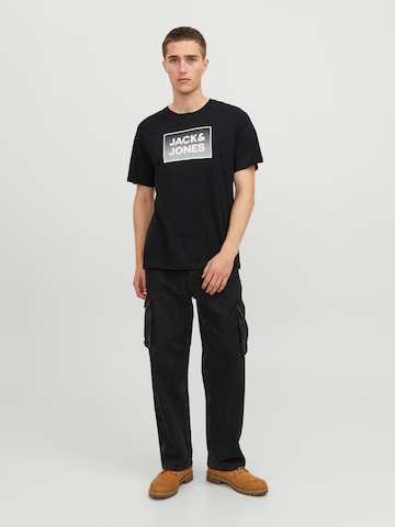 JACK & JONES - Camiseta 'STEEL' en negro