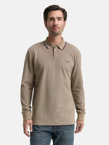 TOM TAILOR Poloshirt in Braun: Vorderseite