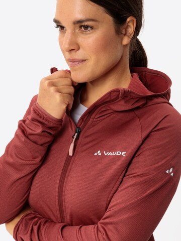 VAUDE Functionele fleece jas 'Tekoa II' in Rood