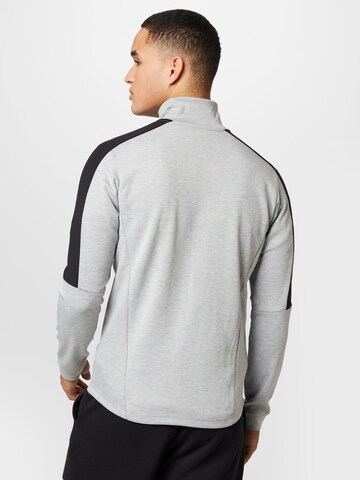 Hummel Sports sweat jacket in Grey