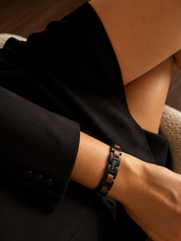 Bracelet 'THUMSEE' Holzwerk en noir