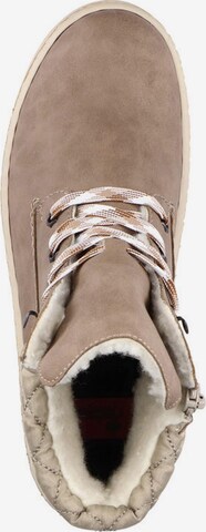 Rieker - Botines con cordones en beige