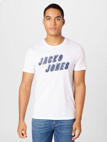 T-Shirt 'Friday' JACK & JONES en blanc : devant
