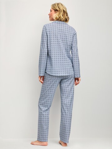 CALIDA Pyjama 'Cotton Special'‌ in Grau