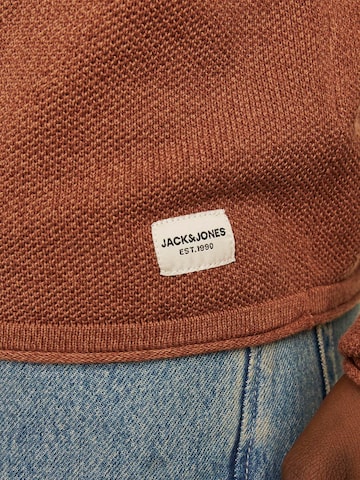 Coupe regular Pull-over 'JJEHill' JACK & JONES en marron