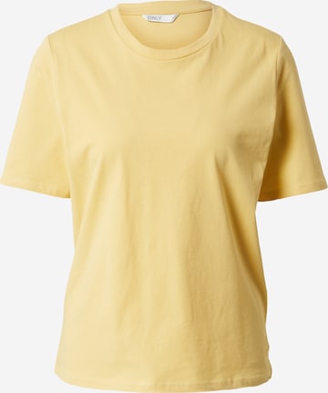 ONLY Shirt in Geel: voorkant