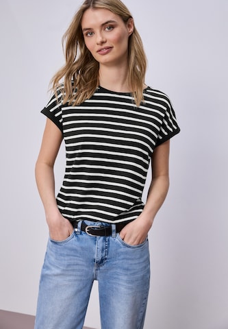 STREET ONE Shirt in Black: front