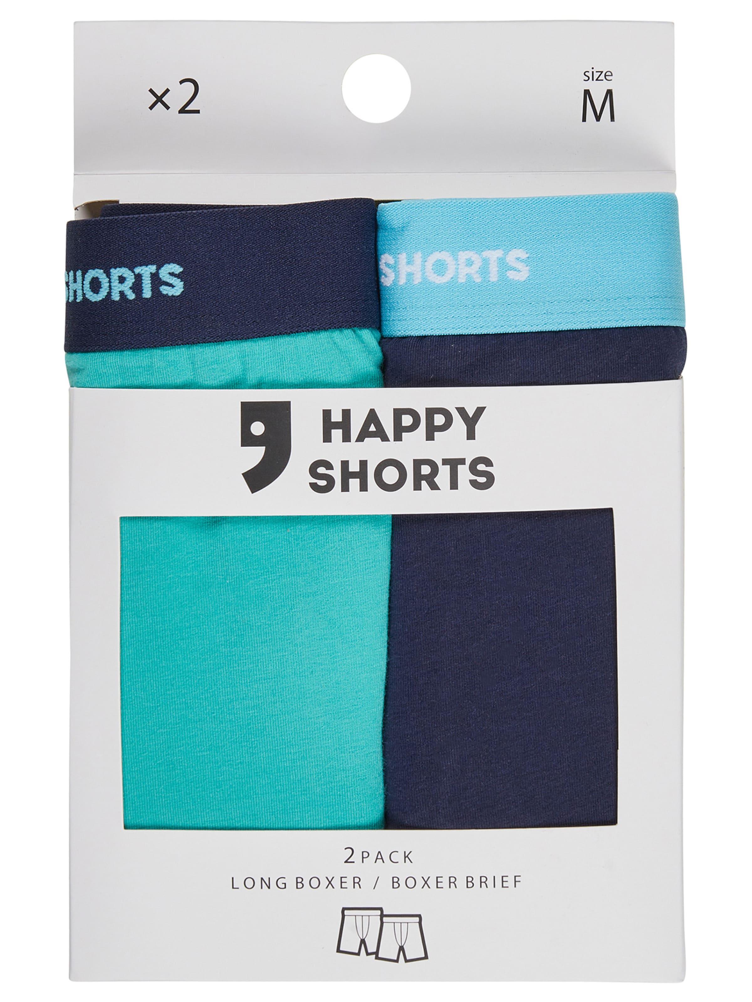 Happy Shorts - Boxers ' Prints ' em preto