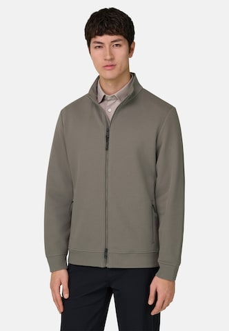 Boggi Milano Sweatvest 'B Tech' in Grijs: voorkant