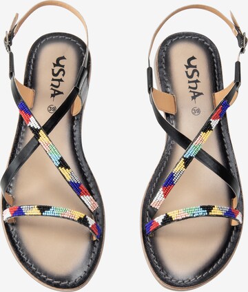 usha FESTIVAL Sandal in Black