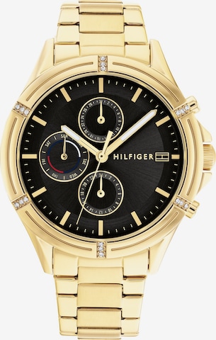 TOMMY HILFIGER Analogové hodinky – zlatá: přední strana