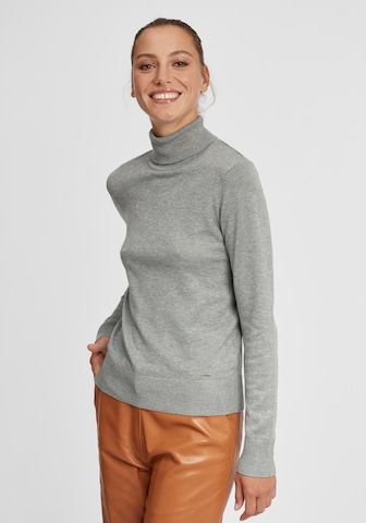 Oxmo Rollkragenpullover 'Wina' in Grau: predná strana