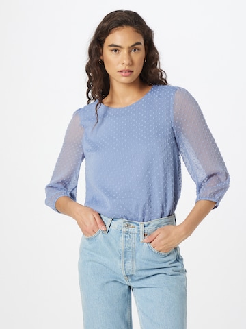 ABOUT YOU Blouse 'Abby' in Blauw: voorkant