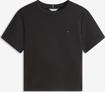 TOMMY HILFIGER Тениска в черно: отпред
