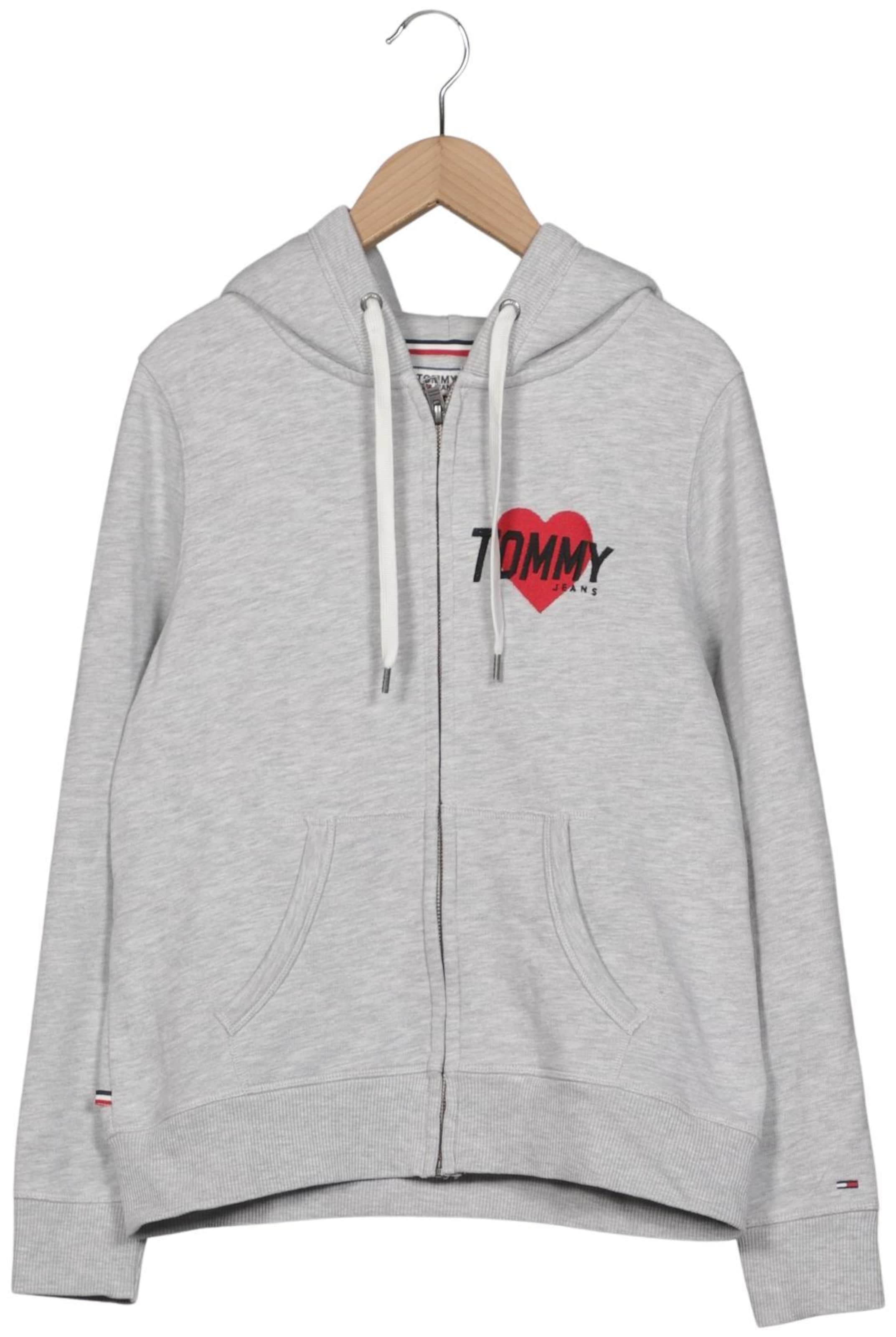 Tommy Jeans Kapuzenpullover M in Grau: Vorderseite