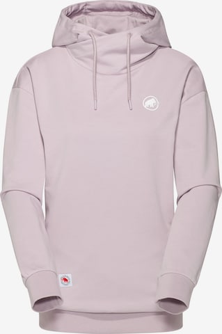MAMMUT Sportsweatshirt in Lila: Vorderseite