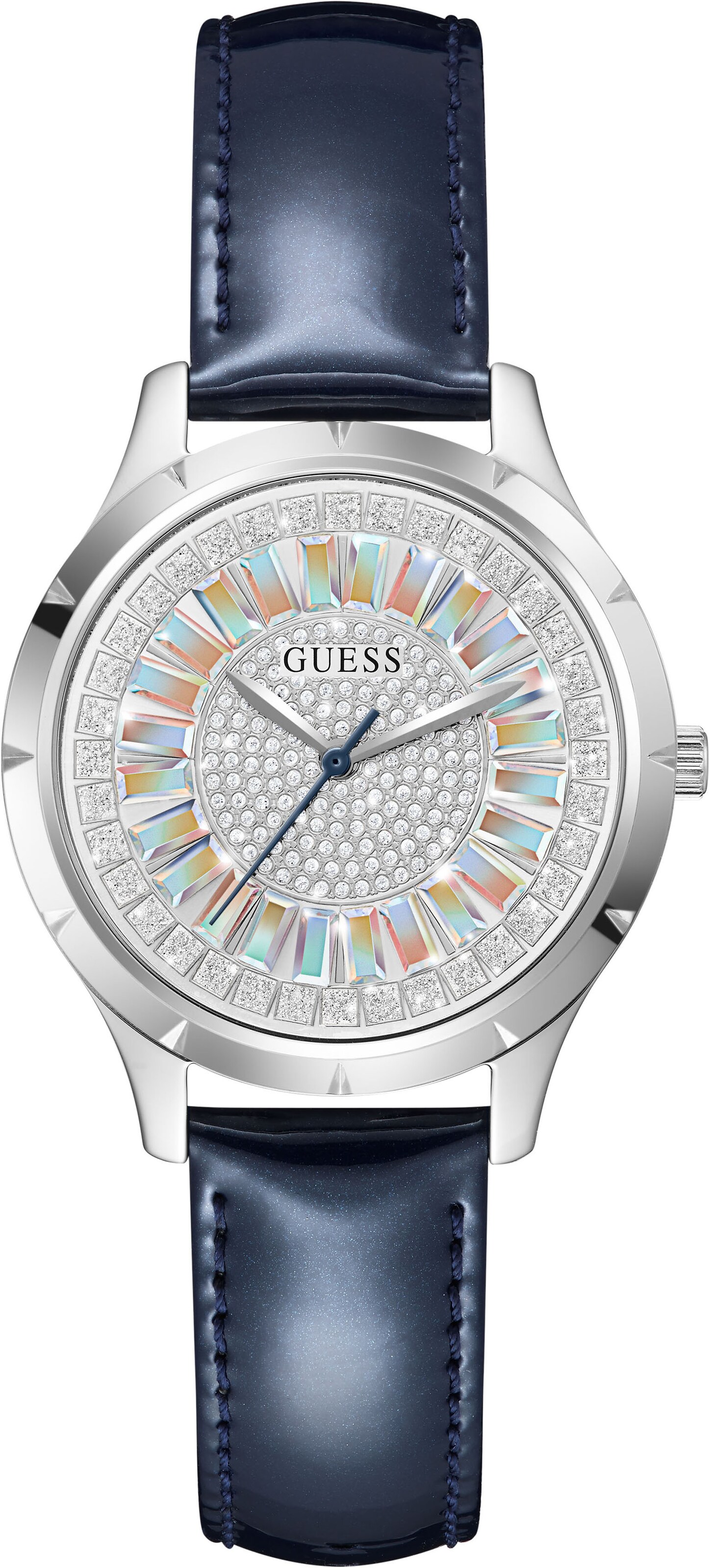 GUESS Uhr in Blau: Vorderseite