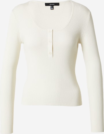 smėlio VERO MODA Megztinis 'VMWILLOW': priekis