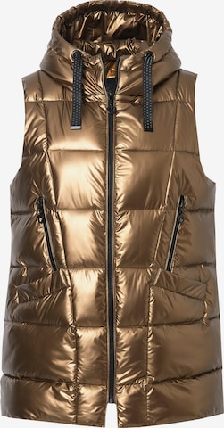 Gilet MIAMODA en beige : devant