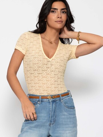 SASSYCLASSY Shirtbody‌‌‌‌‌‌ in Gelb