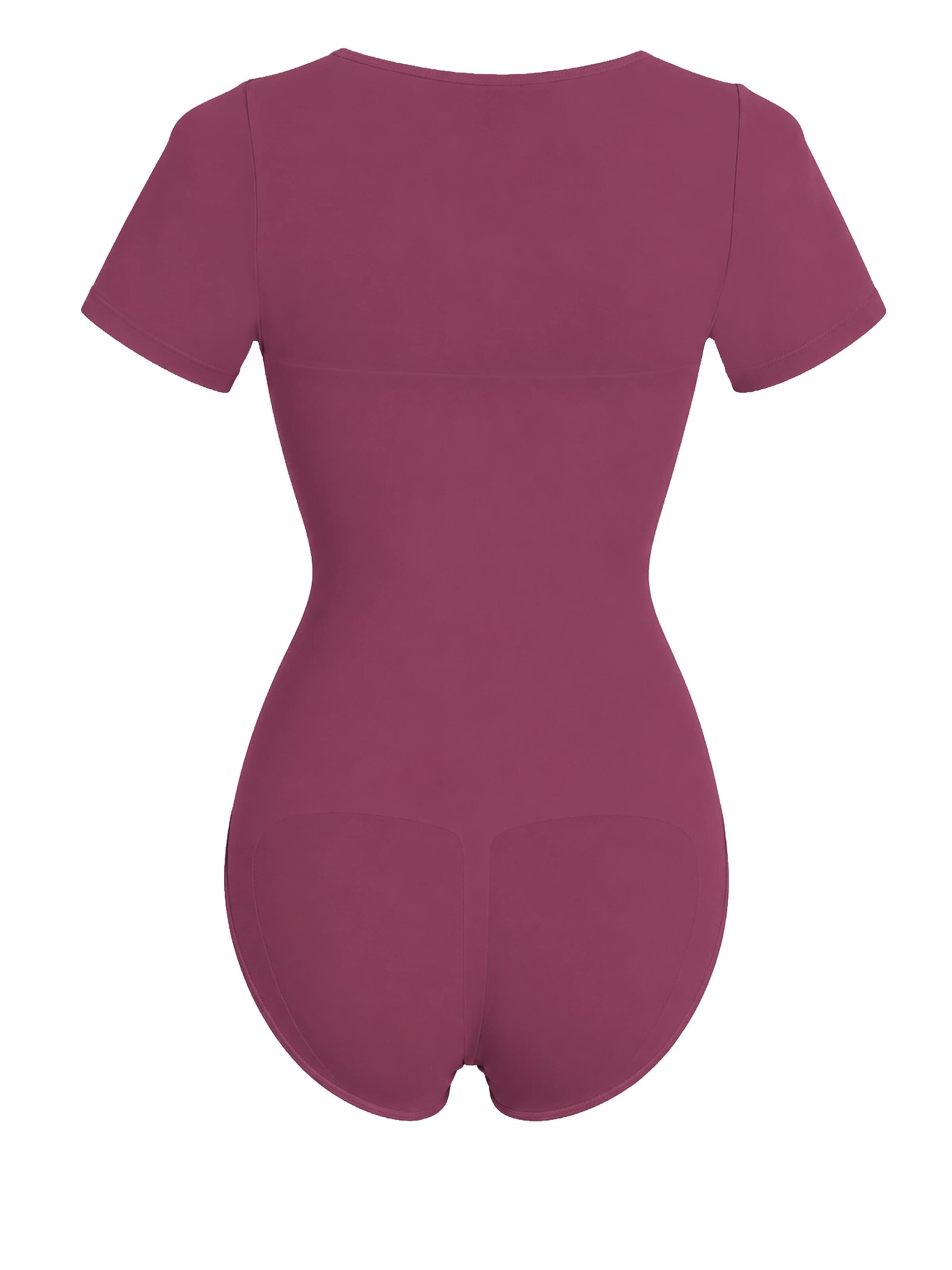 Body modellante 'Tshirt Sculpting Bodysuit with Slip' di cfab in lilla