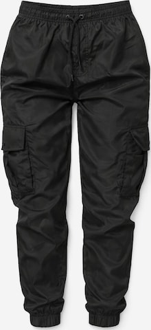 Worldclassca Regular Cargo Pants in Black: front