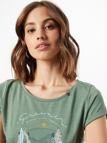 Ragwear - Camiseta 'FLORAH' en verde