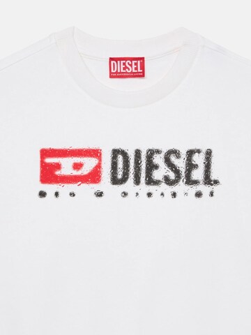 DIESEL Sweatshirt 'SDROPS OVER' in Weiß