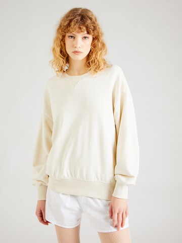 ONLY Sweatshirt 'BELLA' in Beige: voorkant