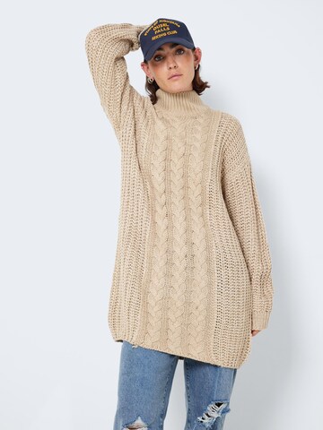 Noisy may Knitted dress 'Lori' in Beige