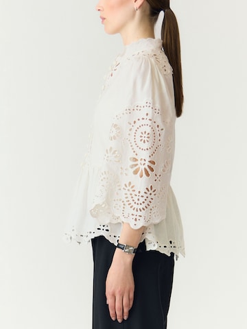 YAS Blouse 'YASGinga' in Beige