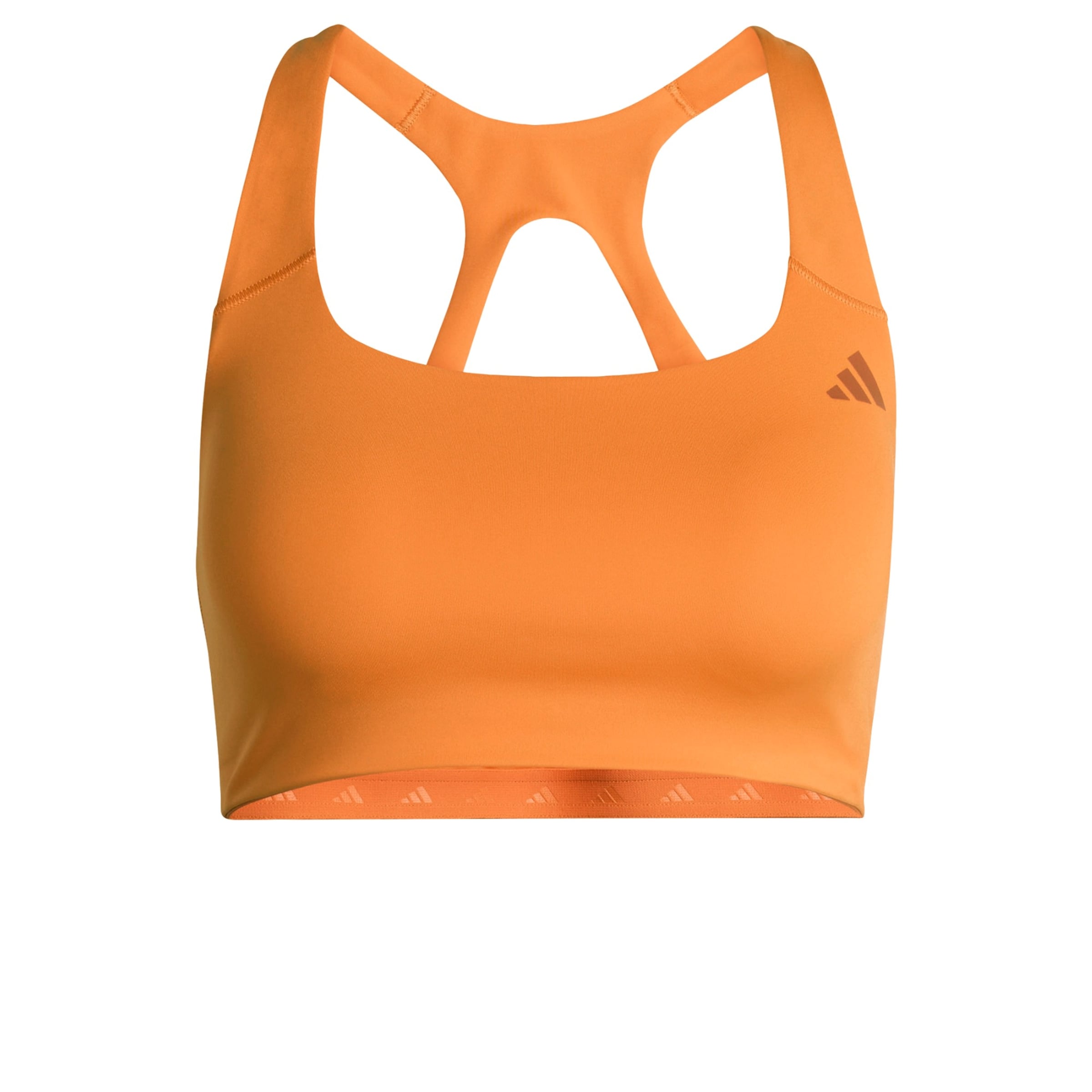 ADIDAS PERFORMANCE - Bustier Sujetador deportivo 'Optime' en naranja: frente