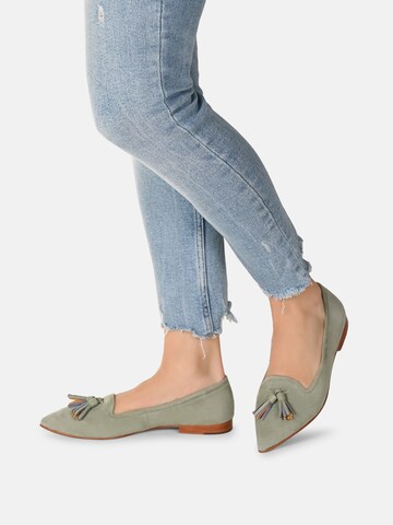 Crickit Ballet Flats ' MARLA ' in Green: front