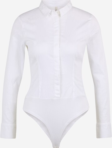 Only Petite Blouse body 'SELMA' in Wit: voorkant