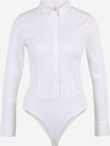 Only Petite - Blusa body 'SELMA' em branco: frente